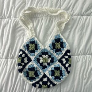 handmade crochet tote bag